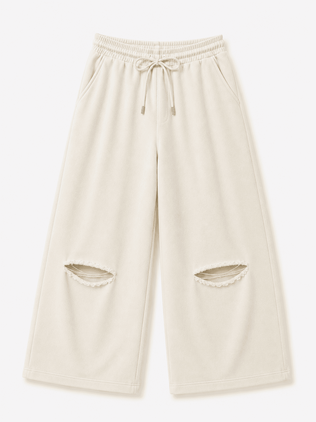 Cutout Wide Sweatpants